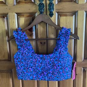NWT!! Lilly Pulitzer Karena Ruffle Sports Bra